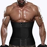 Men Sauna Sweat Waist Trainer Belt Neoprene Trimmer Workout Fat Burner Band Exercise Cincher Shaper...