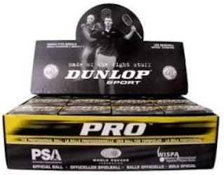 Dunlop Pro (High Altitude) (Green Dot) Squash Ball BOX (12-Balls)