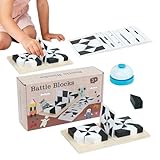 Design creativo: questo puzzle a blocchi offre un gioco diversificato che consente agli utenti di creare numerosi disegni diversi e stimola il cervello e stimola la creatività con i suoi compiti, le numerose possibilità di combinazione migliorano le capacità di risoluzione dei problemi e offrono divertimento divertente per tutte le età.