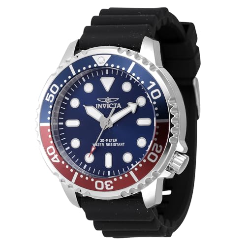Image of Invicta Pro Diver Men 48mm Stainless Steel Steel Blue dial PC21J Quartz