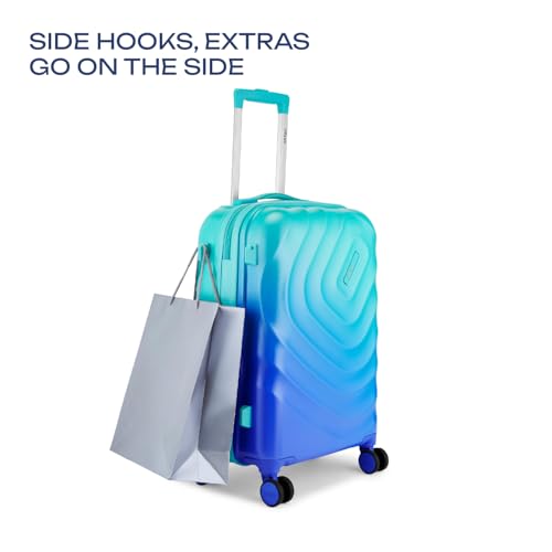Image of Safari Select Haze 8 Wheels Set of 3 Trolley Bags Hard Case Polycarbonate Luggage, TSA Lock, Anti Theft Securi Zipper, Organized Interior, Suitcase for Travel, Trolley Bags for Travel, Splash