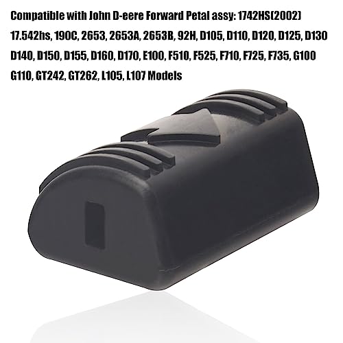 Mwedp 1-Pack Gx25949 Forward Pedal Pad Compatible With John D-Eere Forward Petal Assy, Fits 105, 107H, 107S, 108-14.5, 108-17Hs, Replaces M144296 #TOP6