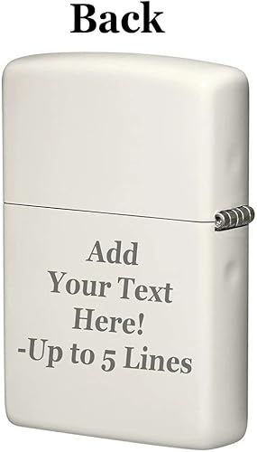 Vista 93 de Zippo Encendedor - Mensaje personalizado grabado en la parte trasera naranja mate personalizado con logotipo a prueba de viento encendedor #231ZL