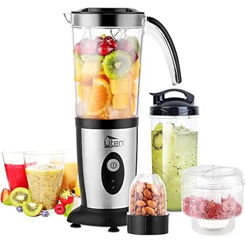 Uten Standmixer Mixer Smoothie Maker Multifunktion Standmixer Entsafte Fleisch Ice Crusher Elektrisch edelstahl Smoothie Mixer Cover