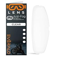 Everalo Antibeschlag Linse Kompatibel mit Visier Scorpion Exo 520 Air - 1400 Air - Exo 391, Exo R1 Air - Exo ST1400 - Exo ST520 - KDF 16 1 – Antifog Folien Einsatz Spezifisch für System DKS213 (Linse)