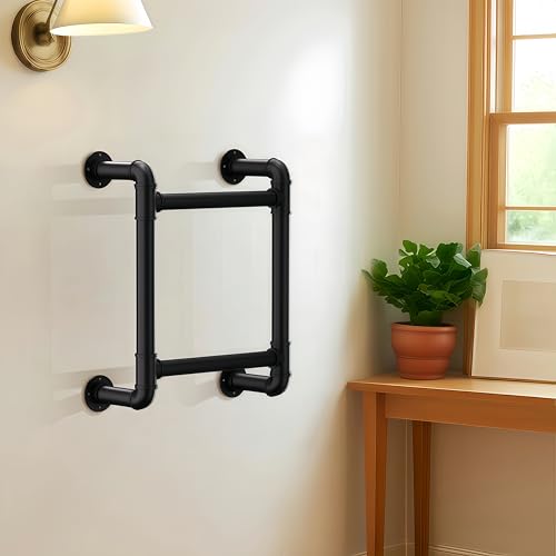 Scala di uscita della finestra del seminterrato, facile da installare, durevole e sicuro, scala per letto a castello in ferro battuto nero, scala di emergenza per arrampicata antincendio