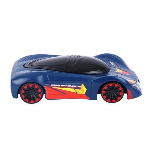 Image of SKOODLE Marvel Pull-Back Hyper Car for Kids - Captain Marvel Edition, Marvel Inspired Toy Cars with Sturdy and Long-Lasting Construction, Enhances Motor Skills and Fun Vehicle Toy for Gifting - Blue