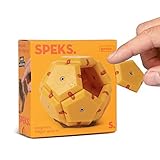 Speks Matte Geode - Pentagons 12-Piece Set - Solar Flare - Fun Desk Toy for Adults