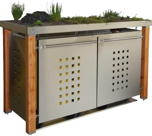 Mulltonnenbox Mit Pflanzwanne