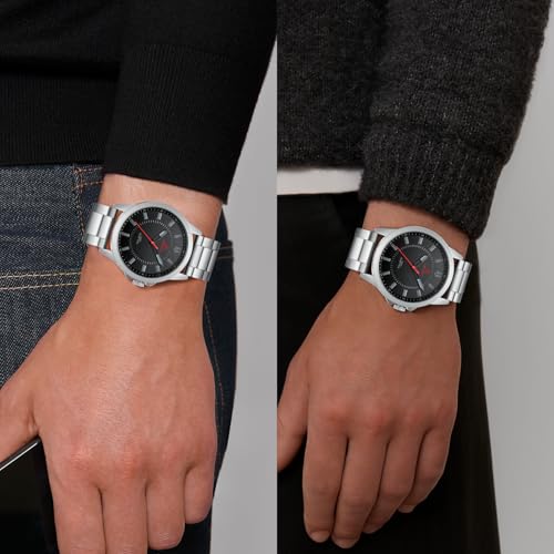 Image of LN LENQIN Mens Watches Waterproof Stainless Steel Watch for Men