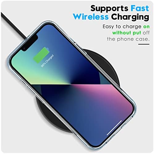 LK for iPhone 13 Case, with 2 Screen Protector and 2 Camera Protector, iPhone 13 Silicone TPU Case, Thin Case for iPhone 13, iPhone 13 Case Clear Compatible with Magsafe [6.1-Inch]