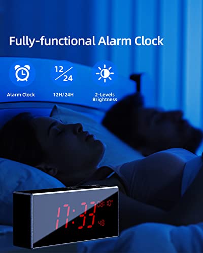 Balugina Hidden Security Camera 4K Indoor Wireless Wifi Surveillance Camera With Alarm Clock, Phone App, Super Ir Night Vision, Motion Detection, Compatible With 2.4G & 5G Wi-Fi #TOP5