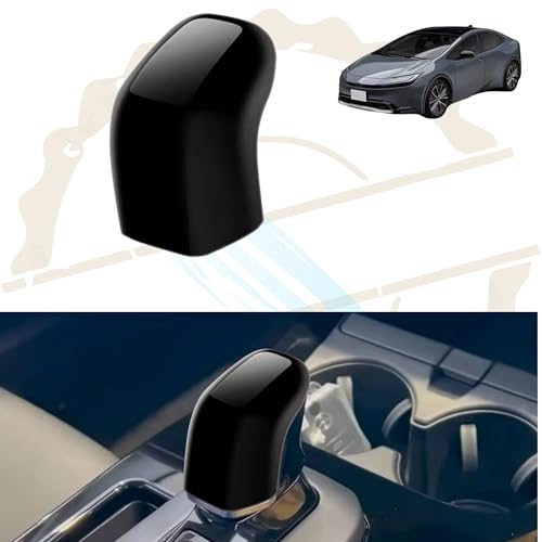DodoxDIY 適用新型プリウス60系アクセサリー シフトノブカバーガーニッシュ ZVW60 ZVW65 MXWH60 MXWH65 ドレスアップ カスタム内装パーツ ピアノブラック