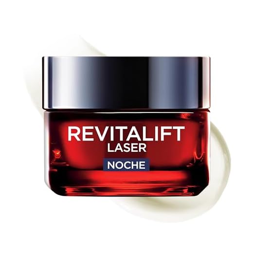 L'Oréal Paris Revitalift Láser Crema de Noche Anti-Edad Triple Acción, Antiarrugas y Multicorrección, 50 ml