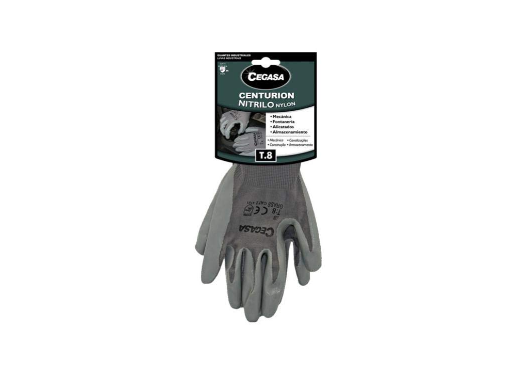 Cegasa Nitril-Handschuhe Centurion T8 – Schwarz, Strapazierfähig, Für Präzise Arbeiten