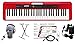 Casio CT-S200RD 61-Key Premium Keyboard Package with Headphones, Stand, Power Supply, 6-Foot USB Cable and eMedia Instructional Software, Red (CAS CTS200RD EPA)