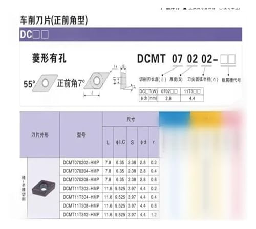 Support de barre tour externe SDJCR2020K11 pour insert DCMT11 - 6