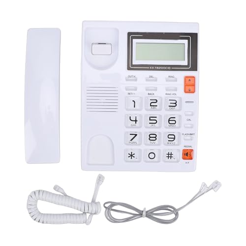 Teléfono con cable Fabater fabricado en ABS resistente con función flash integrado para empresas. 6