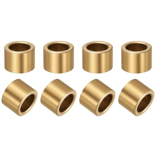 Rodamientos de manguito 14x20x15mm sourcing map bujes de bronce sinterizado 8 piezas