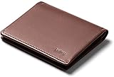 Bellroy Leather Slim Sleeve Wallet, Minimalistische Geldbörse mit Fronttasche - Cocoa Java