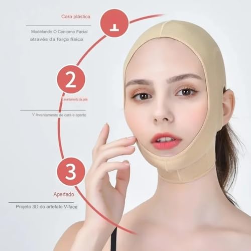 Faixa Mentoneira Lipo de Papada Lifting Queixo Duplo