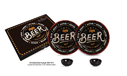 Kit Colecionável Alleanza 4 pçs c/Mini Molheira - Beer Collection
