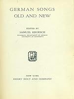 German Songs Old and New B000JF04YI Book Cover