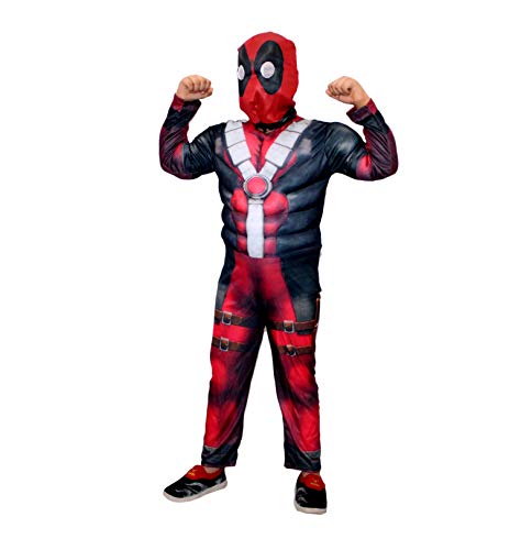 Image of Kaku Fancy Dresses Superhero Costume for Kids - Fancy Dress Outfit for Birthday, Halloween, Role Play