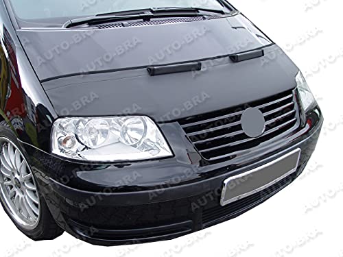 Hood Bra Front End Nose Mask Compatible with VW Volkswagen Sharan 2000-2009 Bonnet Bra STONEGUARD Protector Tuning