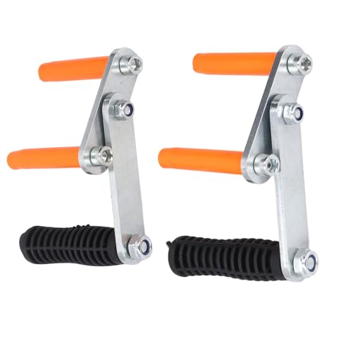 Carrier Pince à Panneau 2PCS, 115 Kg Lourde Portable la Pince et de Manutention Portable avec une Poignée Ergonomique pour le contreplaqué de Carreaux de Verre à Cloison Sèche