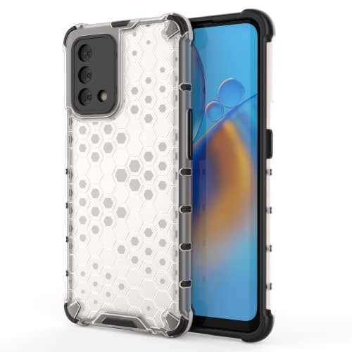 Image of Prime Retail Hard PC Back Case Cover for Oppo F19 /F19s Anti Slip Ultra Thin Shockproof Reinforced Corners (Transparent)