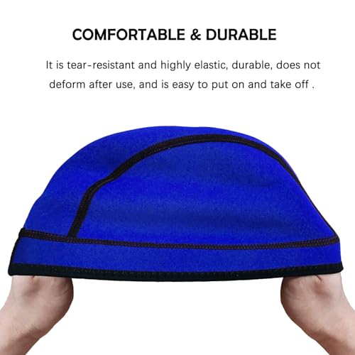 Image of DEHAI Neoprene Diving Hood Wetsuit Swimming Caps for Womens Mens Youth, 2mm 3mm Thermal Water Beanie Hat Keep Long Hair Dry for Curly Locs Braids