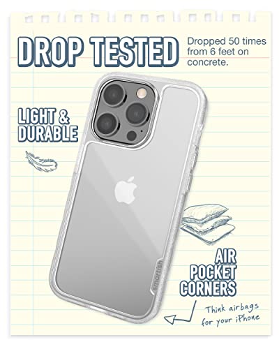 Image of Smartish iPhone 14 Pro Slim Case - Gripmunk - [Lightweight + Protective] Thin Grip Cover - Nothin' to Hide