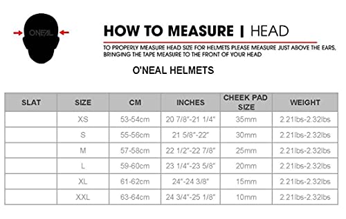 O'neal Unisex Adult Off_Road Slat Trial Helmet Torment , Black/White, Medium Us #TOP1