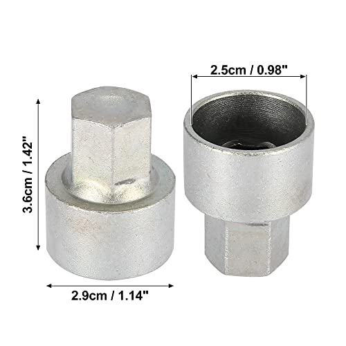 X Autohaux 050 Car Wheel Lock Lug Nut Anti Theft Lug Nut Screw Removal Socket Key Wheel Lock Key For Bmw 3 5 7 Series #TOP2