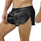 Ce short en satin pour hommes est fabriqué dans un tissu en polyester soyeux, sec et respirant, offrant un confort léger exceptionnel.