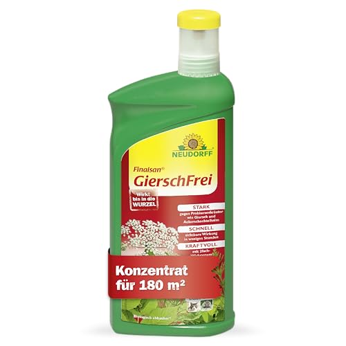 Neudorff Finalsan GierschFrei Schnell wirkender Unkrautvernichter gegen Giersch und Ackerschachtelhalm für 180 m. Wirkt bis in die Wurzel 1 Liter