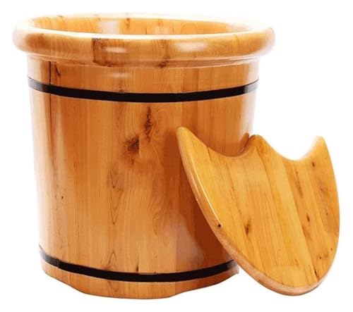 Tina de pies de madera maciza para spa