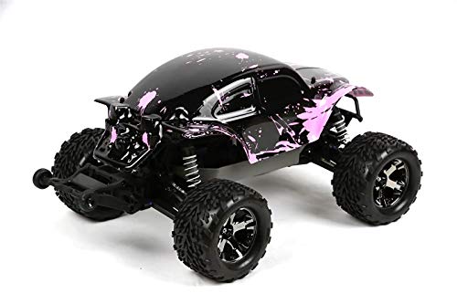 SummitLink Compatible Custom Body Muddy Pink Over Black Replacement for 1/10 Scale RC Car or Truck (Truck not included) STB-BP-01 - Thumbnail 4