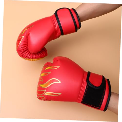 Guantes de boxeo de PU para niños transpirables y con ajuste ajustable 3