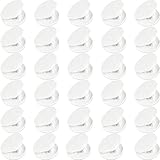 30 Phone Grip Holder with Double-Sided Sticker Phone Finger Expanding Stand Holder for Almost Phones Cases (White)