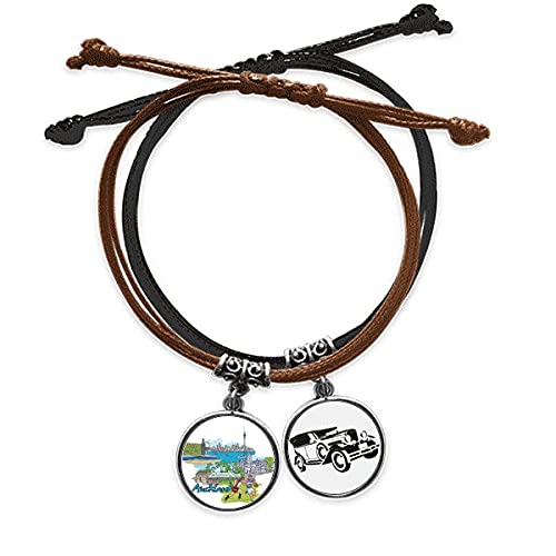 Bracelet vin rouge Auckland Football pour vibrer au rythme des matchs