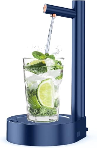 EBZAK Water Dispenser For 5 Gallon (20Litres) Bottle- Smart Table Water Dispenser With 7 Level Quantitative, Type-C Charging For Home Office Camping Travel & Outdoor. (Dark Blue) (B0C8NM8C5T) Amazon Price History, Amazon Price Tracker
