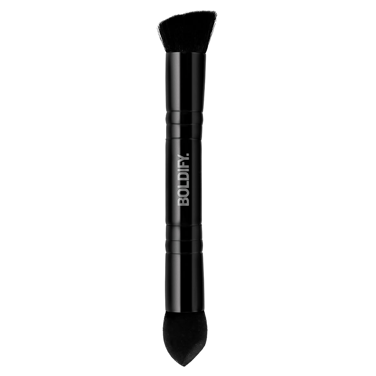 BOLDIFY Dual-Ended Hairline Powder Brush - Precision Makeup Brush Set with Sponge Tip for Seamless Blending - Ideal