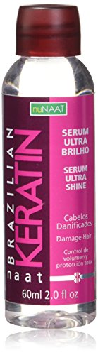 Nunaat Naat Brazilian Keratin Serum Ultra Shine, 6 Count