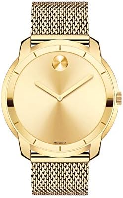 Movado Men's 3600373 Analog Display Swiss Quartz Gold Watch