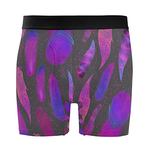 Ropa interior elástica ultrasuaves Vnurnrn pack de 2 bóxer con estampado textil