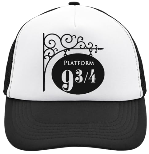 Functon+ Gorra de camionero ajustable con plataforma 9 y 3/4 de m...