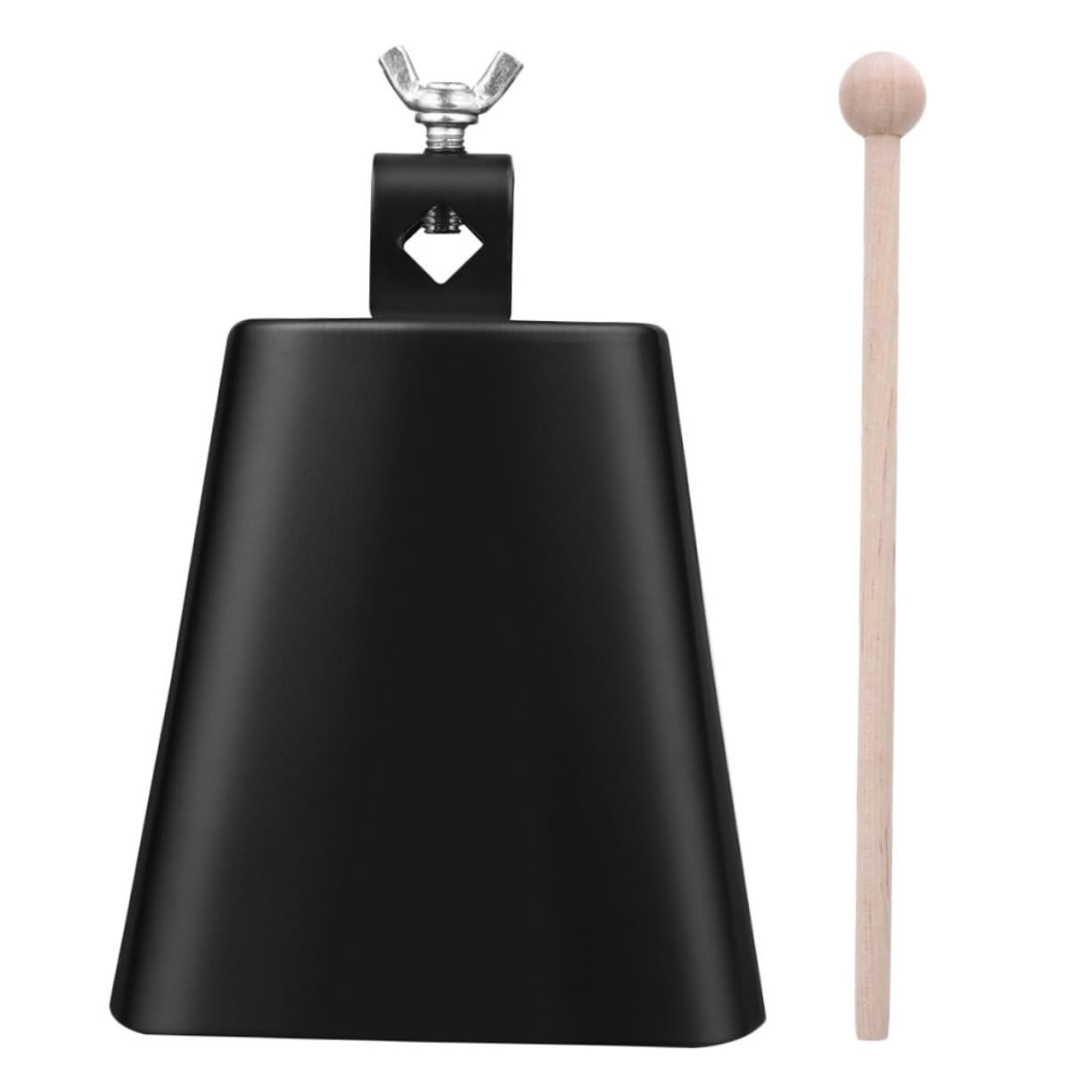 ULDIGI Steel Cowbell Stick Mini Cow Bell with Handle Drum Accessories for Boys and Girls