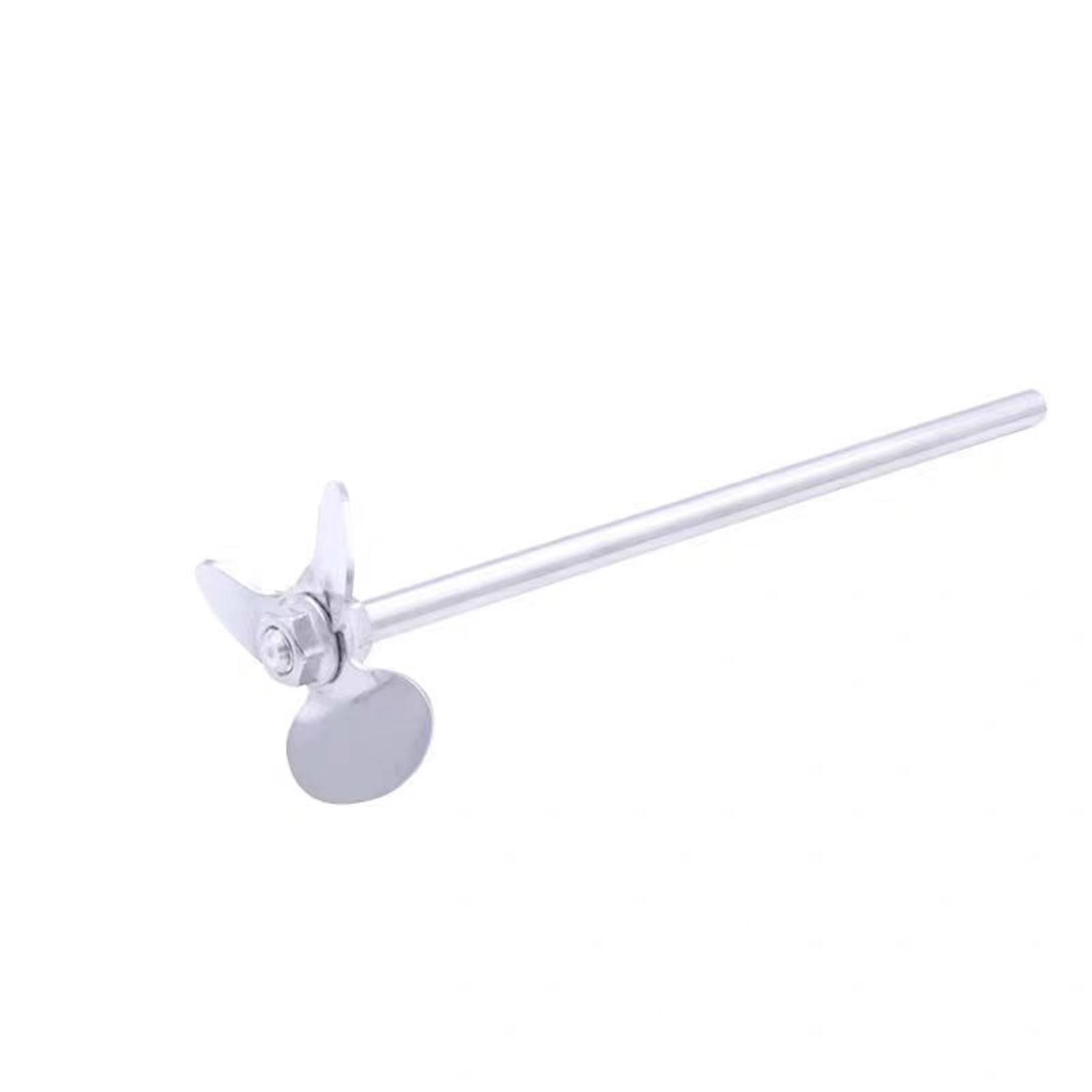 Impulsor de Laboratorio Alto cizallamiento, Cuchilla agitadora Tres Palas Acero Inoxidable con Varilla 40 mm a 120 diámetro, Varios tamaños | 100mm blade with rod